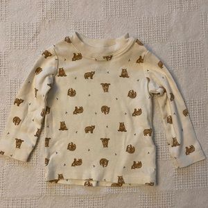 Baby boy bear top